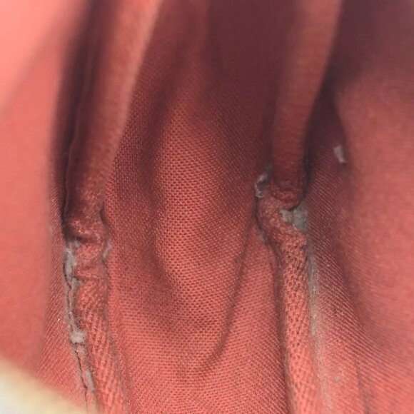 LOUIS VUITTON Trousse Makeup Hand Bag Damier Ebene Leather Brown - Picture 15 of 16